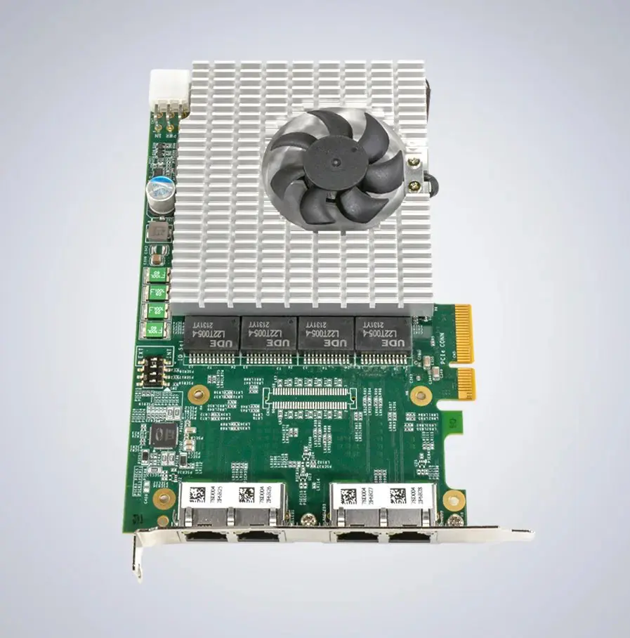 4-CH 5G/2.5G/1G PoE+ Ethernet Card