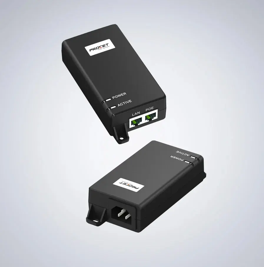 Procet 10GbE 60W PoE++ Injector (802.3af/at, NA/EU)