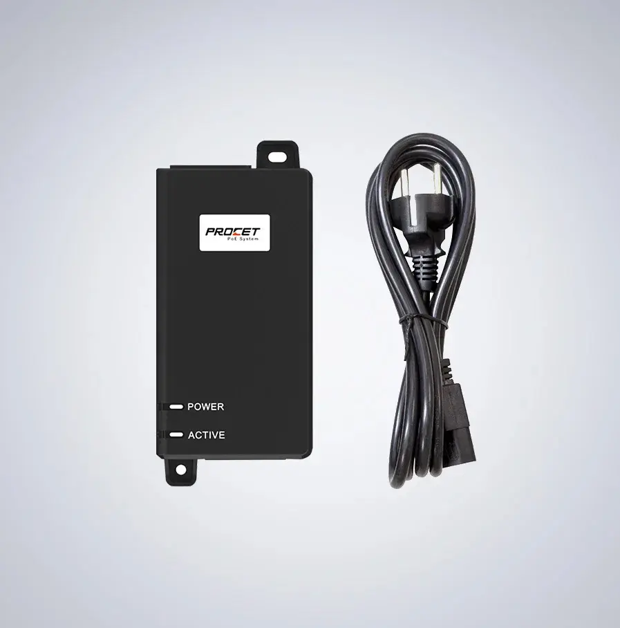 Procet 10GbE 60W PoE++ Injector (802.3af/at, NA/EU)