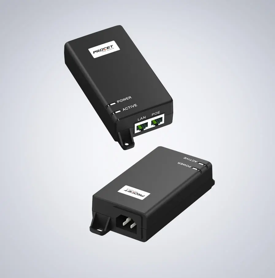 Procet 2.5/5.0GbE 30W PoE+ Injector
